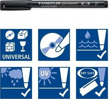 Set stilolapsash Staedtler Lumocolor Permanent Superfine 313 WP8, 8 bojqera, majë 0.4 mm, shumëngjyrëshe