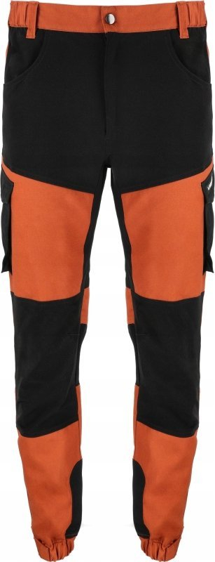 Pantallona pune Lahti Pro L4053903, material elastik 4Way, CANVAS poliester-pambuk, gri