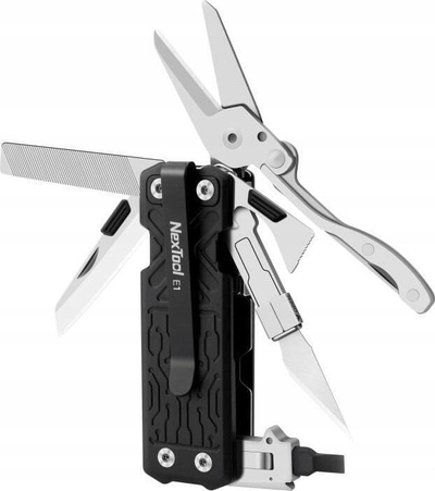 Multivegël xhepi NexTool E1, 10 në 1, palosëse, metalike
