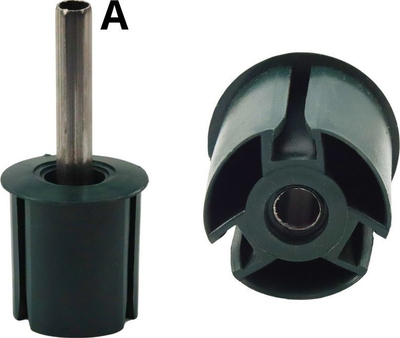 Trup mbajtës për këmbët e bredhit të Krishtlindjes, PVC, për trung 1.5 cm, jeshil