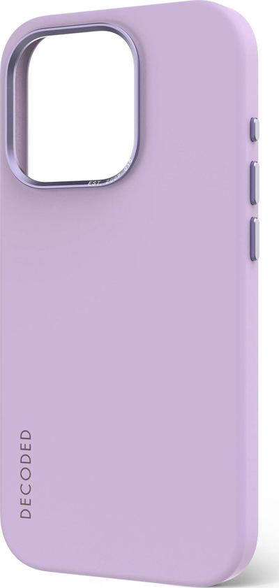 Futrollë Decoded Silicone Back Cover për iPhone 15 Pro Max, MagSafe, ngjyrë lejla