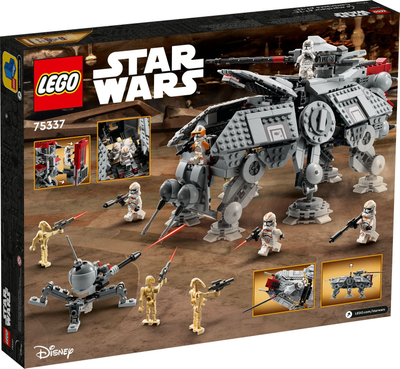 Set lodër LEGO Star Wars AT-TE Walker 75337, model për ndërtim, mbi 1000 copa, shumëngjyrësh