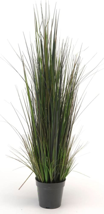 Bimë dekorative Emerald River Grass, artificiale 90cm, në vazo, jeshile