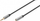 Kabllo audio Digitus DB-510210-030-S, Jack 3.5mm mashkull femër, 3m, e zezë