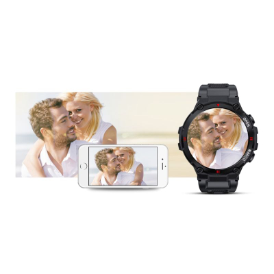 Smartwatch Giewont GW430-1, sportiv, që s’e ha uji, i zi