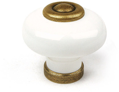 Dorezë mobiljeje Domoletti KNOB D31 7-824.31.32, metal, e bardhë