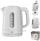 Ibrik elektrik Adler AD 1380w, 1.0L, plastik, i bardhë