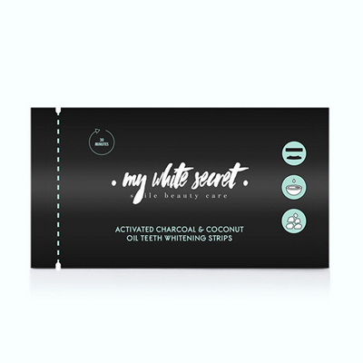 Ленти за белење на заби My White Secret Activated Carbon, 14 парчиња