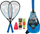 Set speed badminton Talbot Torro Speed 6600 LED, 2 raketa, 5 toptha LED, blu