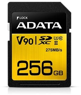 Мемориска картичка АДАТА Премиер УАН, 256GB, СДХЦ УХС II, црна