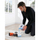 Pistoletë boje Black&Decker HVLP200, 400W, rezervuar 1.2L, portokalli