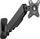 Braket muri për monitor Equip 650154, 17"-32", krah me gaz, i zi