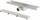 Trapi linear Sleek, çelik inoksi AISI 304, 62 mm, ngjyrë argjendi