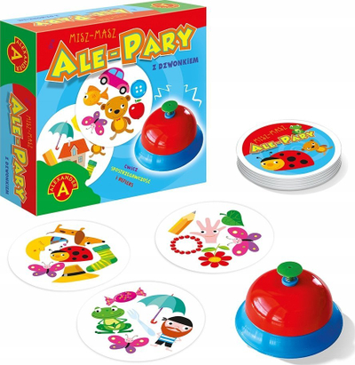Друштвена игра Alexander Ale Pary Game со ѕвонче Mishmash, со ѕвонче, шарена