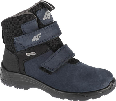 Çizme dimri për kalamaj 4F Junior Trek HJZ21 JOBMW252, me çitaf, navy blue
