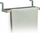 Mbajtëse peshqiri Door Hanging, metal, 24 x 10 cm, gri