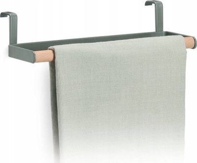 Mbajtëse peshqiri Door Hanging, metal, 24 x 10 cm, gri