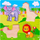 Puzzle druri Safari Wooden, 4 copa, 12m+
