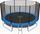 Trampolinë me rrjetë të jashtme Funfit Garden, 14", 435cm, e zezë