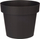 Vazo plastike me rezervuar uji, 35cm, anthracite