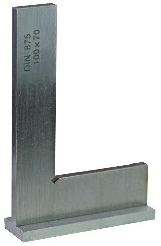 Këndmatës çeliku Control INOX, 100 x 70 mm, me bazë