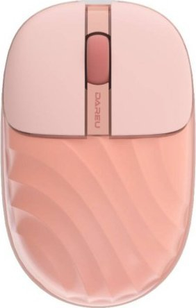 Безжичен глушец Dareu LM135D, 2.4G и блутут, розова