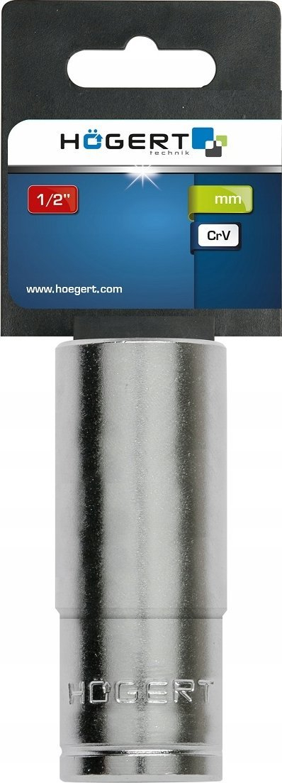 Kokë çelësi Högert Technik HT1A267, 1/2", 10 mm, e gjatë, argjendtë