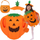 Детски костум KRUZZEL Pumpkin, сет 3 делови, за Ноќта на вештерките, портокалов