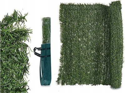 Декоративна пластична преграда Green Plastic Divider, 100 x 4 x 300 cm, зелена