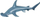 Figurë lodër Collecta Hammerhead Shark M, plastike, gri