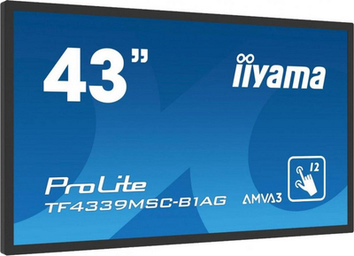 Monitor Iiyama ProLite TF4339MSC-B1AG, 43", LED, Full HD, i zi