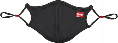 Maskë fytyre Milwaukee me 3 shtresa, set me 3 copë, S/M, e zezë