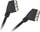 Kabllo SCART Cabletech EURO EURO, 21 pin, 3m, e zezë