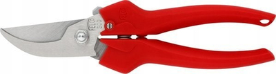 Gërshërë krasitëse Felco 300 Spruce, çelik inox, doreza ergonomike, të kuqe