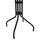 Tavolinë e rrumbullakët Black Φ60×70 Hcm (HM5973.03), zezë