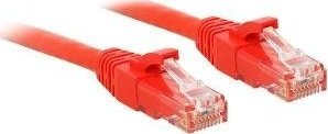 Мрежен кабел Lindy Patch Cable Cat6 U UTP, 1m, црвен