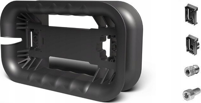 Mbajtëse kabllosh Qbrick System Cable Winder, set montimi, plastikë, e zezë