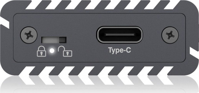 Kuti e jashtme SSD Icy Box IB-1817MC-C31, M.2 NVMe SATA, USB-C 10Gbps, alumini i zi