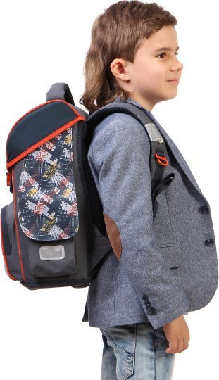 Çantë shkolle Sourcing SCHOOLBAG TGCO18-A02, anatomike, me refleks dhe shumëngjyrëshe