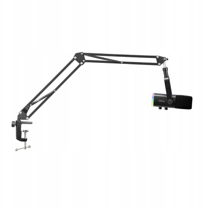 Mikrofon dinamik Fifine AM8T, USB XLR, me dritë RGB, i zi