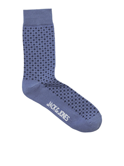 Set çorapesh për meshkuj Jack & Jones JACDITSY, 5 copë, të kaltra