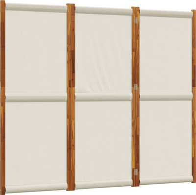 Paravan dhome VidaXL 3 panele, 210 x 180 cm, gri e hapur