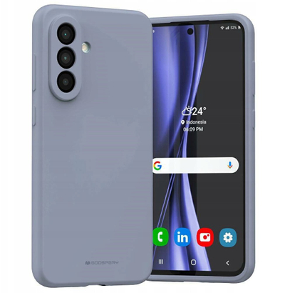 Këllëf silikoni Mercury për Samsung Galaxy A36, mbrojtës, lavender