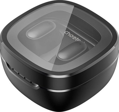 Kufje pa tela Choetech TWS BH-T23, Bluetooth 5.3, me kuti karikimi, të zeza