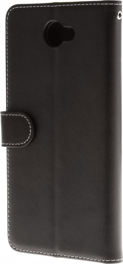 Këllëf telefoni Insmat Exclusive, flip lëkurë, për Huawei Y7 Y7p, i zi