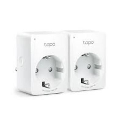 Prizë smart TP-Link Tapo P100, set 2 copë, Wi-Fi, e bardhë