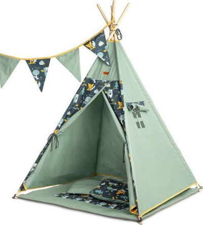 Shtëpizë për fëmijë Indian Teepee Sensillo, e gjelbër