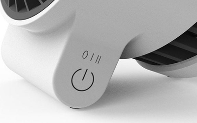 Табелен вентилатор BONECO F50 USB, 2 брзини, USB C, бел