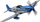 Model aeroplani Airfix Quickbuild P-51D Mustang, plastik, 38 pjesë, shumëngjyrësh