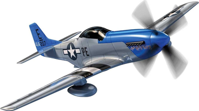 Model aeroplani Airfix Quickbuild P-51D Mustang, plastik, 38 pjesë, shumëngjyrësh